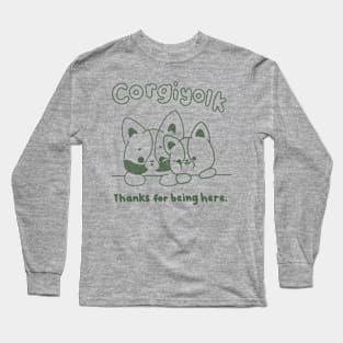 Cute Corgi Long Sleeve T-Shirt